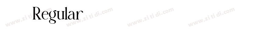 无界黑 Regular字体转换